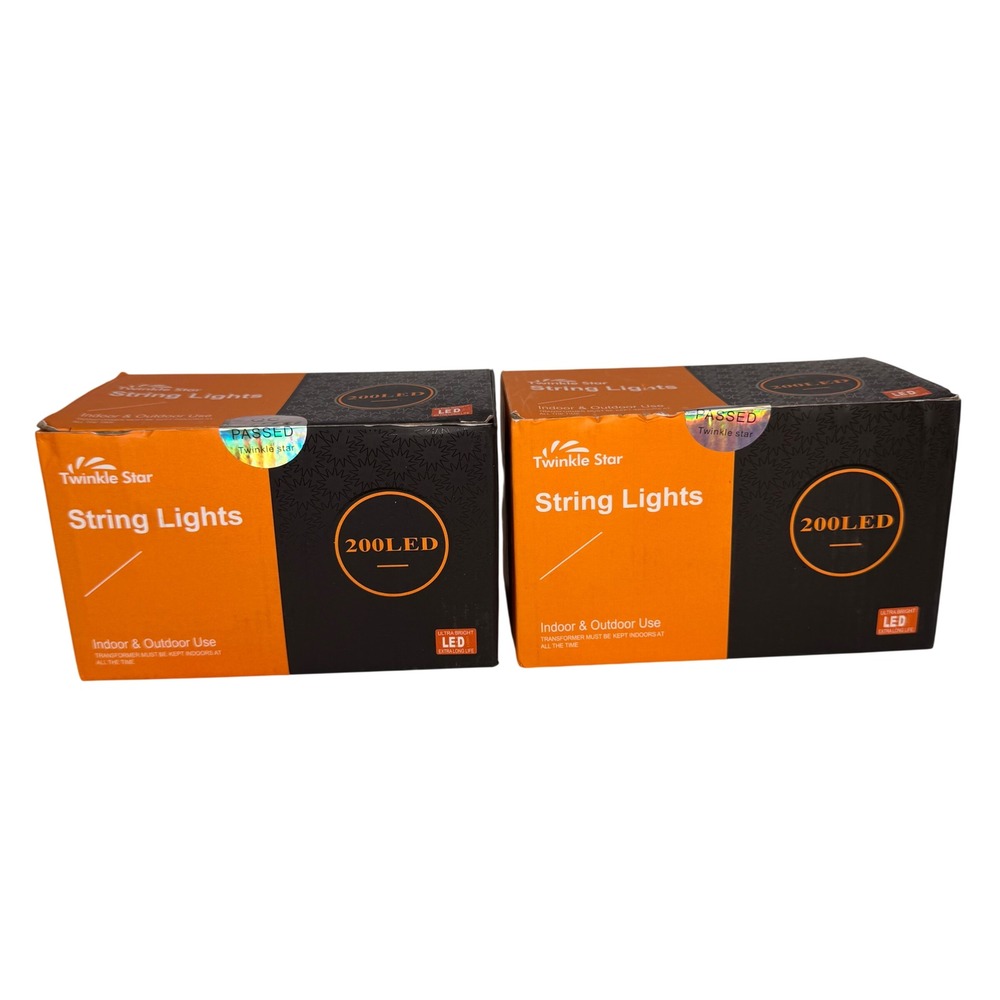 Fairy Lights 200 LED Copper Wire String Lights Indoor Outdoor 83ft Lot 2